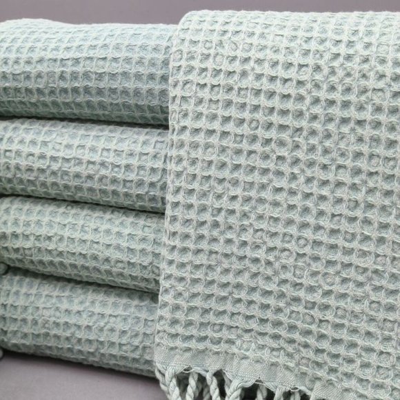 Turkish Towel Set (2 bath, 2 hand ) - Picture 1 of 6